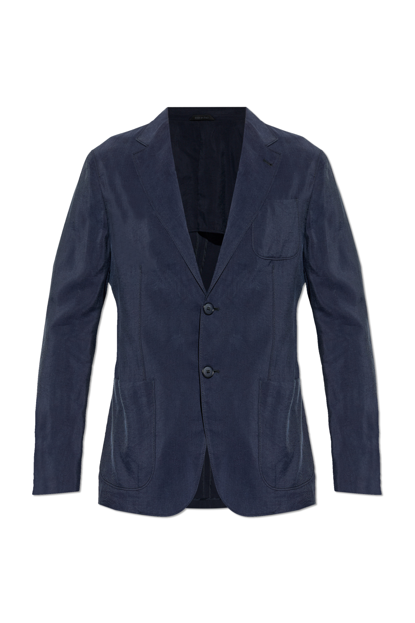 Giorgio Armani Silk blazer with open lapels | Men's | Vitkac